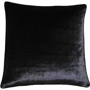 Housse de coussin en velours de luxe Riva Home - Noir Housse de coussin en velours de luxe Riva Home - Noir