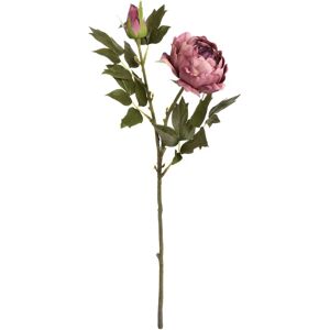 Hill Interiors Deep Pink Artificial Rose Peony Spray - Artificial Flower Spray Hill Interiors Deep Pink Artificial Rose Peony Spray - Artificial Flower Spray