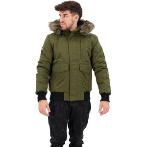 Superdry M5011113A Everest Green Bomber Jacket - Casual - Polyester Superdry M5011113A Everest Green Bomber Jacket - Casual - Polyester