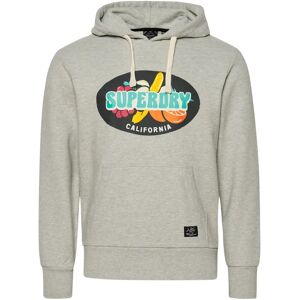 Superdry Men Vintage Surf Ranchero Hoodie Light Gray - M Superdry Men Vintage Surf Ranchero Hoodie Light Gray - M
