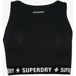 Superdry Model Kodu Elastic Crop Top - Czarny - Krótki top Superdry Model Kodu Elastic Crop Top - Czarny - Krótki top
