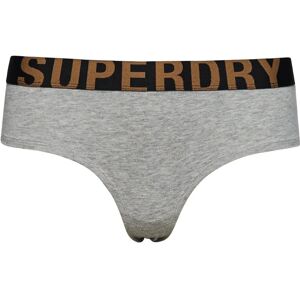 Superdry - Grote Logo Hipster Slip Grijs - S Superdry - Grote Logo Hipster Slip Grijs - S