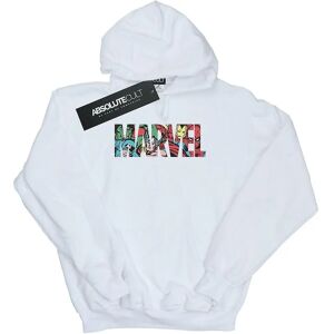 Marvel Comics Logo Character Hoodie - White - XXX-Large Marvel Comics Logo Character Hoodie - White - XXX-Large