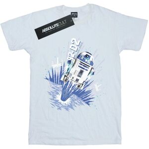 Absolute Cult Star Wars R2-D2 Blast Off T-Shirt Blanc XXL - T-Shirt Absolute Cult Star Wars R2-D2 Blast Off T-Shirt Blanc XXL - T-Shirt