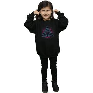 Absolute Cult Harry Potter Girls Neon Deathly Hallows Sweatshirt - Sweatshirt Absolute Cult Harry Potter Girls Neon Deathly Hallows Sweatshirt - Sweatshirt