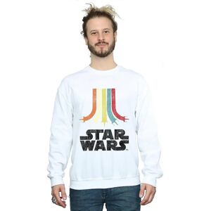 Absolute Cult Star Wars Biała Retro Tęcza Bluza - Bluza Absolute Cult Star Wars Biała Retro Tęcza Bluza - Bluza