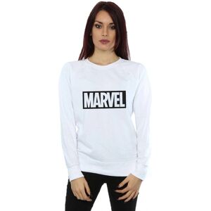 Absolute Cult Marvel Women's Logo Outline Sweatshirt - Women’s Heavy Cotton Marvel Logo Sweatshirt Absolute Cult Marvel Women's Logo Outline Sweatshirt - Women’s Heavy Cotton Marvel Logo Sweatshirt