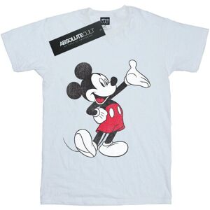 T-shirt blanc Mickey Mouse Disney - Jeunesse, Col Rond, Manches Courtes - Produit Officiel T-shirt blanc Mickey Mouse Disney - Jeunesse, Col Rond, Manches Courtes - Produit Officiel
