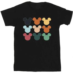 Disney Mickey Mouse Hoofd Zwart T-Shirt - Kinderen 7-8 Jaar Disney Mickey Mouse Hoofd Zwart T-Shirt - Kinderen 7-8 Jaar