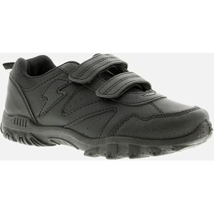 Rockstorm Bolt Boys School Shoes - Black - Sporty Velcro - School Type Rockstorm Bolt Boys School Shoes - Black - Sporty Velcro - School Type