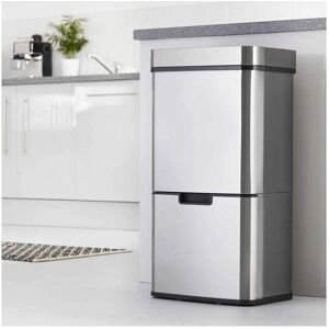 Cooks Professional 75L Recycling Sensor Bin - Kitchen Recycling Bin 4 Compartments Cooks Professional 75L Recycling Sensor Bin - Kitchen Recycling Bin 4 Compartments