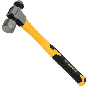 Roughneck Fibreglass Ball Pein Hammer - 24oz - Black and Yellow Roughneck Fibreglass Ball Pein Hammer - 24oz - Black and Yellow