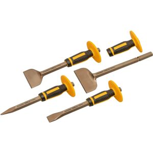 Roughneck - Durable Chrome Vanadium Steel Bolster & Chisel Set - Tool Set Roughneck - Durable Chrome Vanadium Steel Bolster & Chisel Set - Tool Set