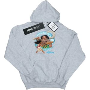 Disney Boys Moana And Maui Wave Hoodie Sport Grey 7-8 Years Disney Boys Moana And Maui Wave Hoodie Sport Grey 7-8 Years