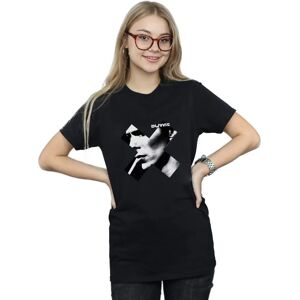 Czarny T-shirt z bawełny David Bowie - Casual Muzyka Merch Czarny T-shirt z bawełny David Bowie - Casual Muzyka Merch