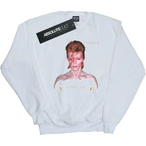 David Bowie Girls Aladdin Sane Sweatshirt - White - Size: 5 years/6 years David Bowie Girls Aladdin Sane Sweatshirt - White - Size: 5 years/6 years