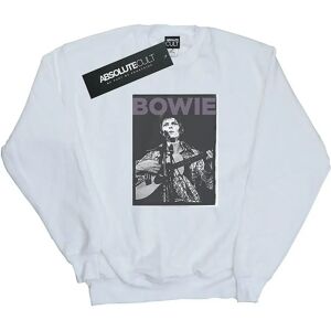 David Bowie Weiß Heavyweight Sweatshirt - Herren David Bowie Weiß Heavyweight Sweatshirt - Herren