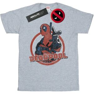 Marvel Deadpool Gun Finger Boyfriend T-Shirt Schwarz Groß Marvel Deadpool Gun Finger Boyfriend T-Shirt Schwarz Groß