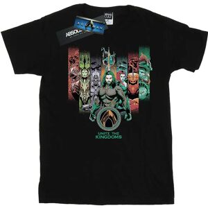 DC Comics Women's Aquaman Unite The Kingdoms Navy Blue Boyfriend T-Shirt - T-Shirt DC Comics Women's Aquaman Unite The Kingdoms Navy Blue Boyfriend T-Shirt - T-Shirt