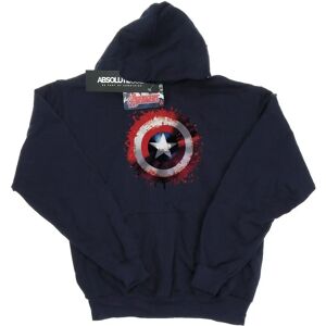 Absolute Cult Marvel Men's Avengers Captain America Art Shield Hoodie Navy Blue - Hoodies Absolute Cult Marvel Men's Avengers Captain America Art Shield Hoodie Navy Blue - Hoodies