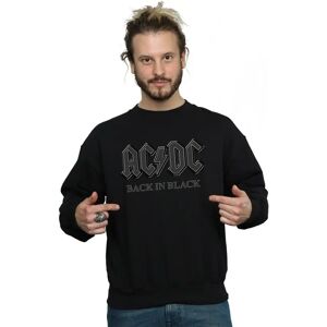 Absolute Cult AC/DC Heren Back In Black Sweatshirt - Sweatshirt Absolute Cult AC/DC Heren Back In Black Sweatshirt - Sweatshirt