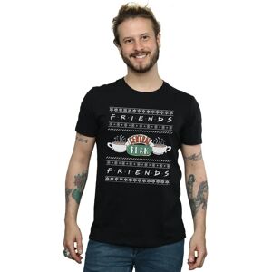 Friends Schwarzes XL Slim Fit T-Shirt Friends Schwarzes XL Slim Fit T-Shirt