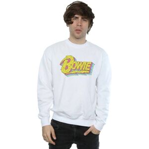 Bluza z logiem Moonlight 90s od Davida Bowiego - Biała - XXL Bluza z logiem Moonlight 90s od Davida Bowiego - Biała - XXL