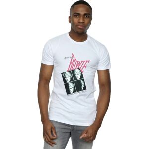 David Bowie Men's Serious Moonlight Tour 83 White T-Shirt David Bowie Men's Serious Moonlight Tour 83 White T-Shirt