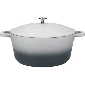 MasterClass Large Ombre Grey 5 Litre Casserole Dish with Lid MasterClass Large Ombre Grey 5 Litre Casserole Dish with Lid