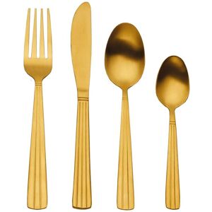 Mikasa Gold Cutlery Set - Service for 4 - Stainless Steel Mikasa Gold Cutlery Set - Service for 4 - Stainless Steel