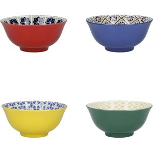 KitchenCraft 4 Ceramic 'World of Flavours' Bowls - Gift Box KitchenCraft 4 Ceramic 'World of Flavours' Bowls - Gift Box