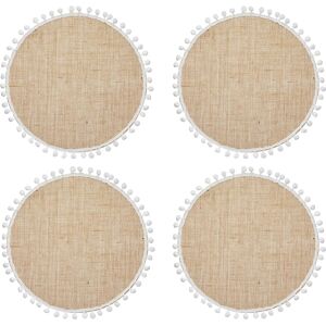 KitchenCraft Natuurlijke Elementen Jutetafelkleed Set van 4 KitchenCraft Natuurlijke Elementen Jutetafelkleed Set van 4
