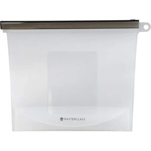 Masterclass 1-Litre Reusable Food Bag - Leakproof Silicone Storage Masterclass 1-Litre Reusable Food Bag - Leakproof Silicone Storage