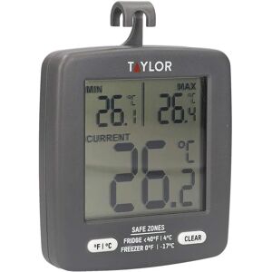 Taylor Pro Digital Fridge and Freezer Thermometer - Energy Saving, Accurate, Grey Taylor Pro Digital Fridge and Freezer Thermometer - Energy Saving, Accurate, Grey