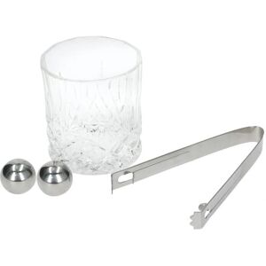 BarCraft Whiskey Glass and Stone Set - Unisex BarCraft Whiskey Glass and Stone Set - Unisex