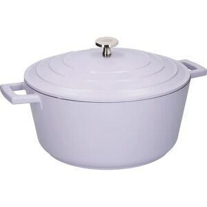 MasterClass Lavender Cast Aluminium 5L Casserole Dish - Kitchenware MasterClass Lavender Cast Aluminium 5L Casserole Dish - Kitchenware