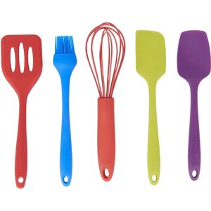Ensemble de Ustensiles Mini en Silicone Colourworks - Publicité Ensemble de Ustensiles Mini en Silicone Colourworks - Publicité