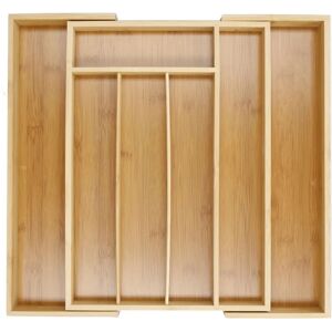 Copco Bamboo Expandable Drawer Organizer - 35.5cm x 25.5cm - Brown Copco Bamboo Expandable Drawer Organizer - 35.5cm x 25.5cm - Brown