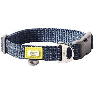 BUILT New York Small NightSafe Reflective Collar - Blue XS 30cm - Dog Accessory BUILT New York Small NightSafe Reflective Collar - Blue XS 30cm - Dog Accessory