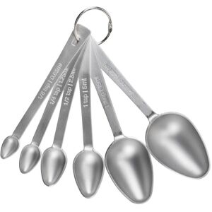 Masterclass Measuring Spoons Set - Stainless Steel - Space Saving Masterclass Measuring Spoons Set - Stainless Steel - Space Saving