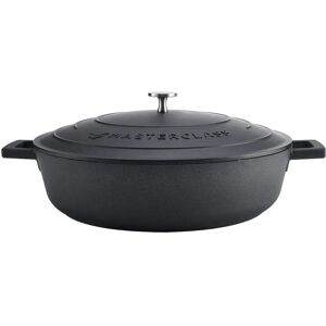 MasterClass Black Cast Aluminium Casserole Dish - 5L MasterClass Black Cast Aluminium Casserole Dish - 5L