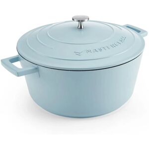 MasterClass Sky Blue Cast Aluminium Casserole Dish - 5L MasterClass Sky Blue Cast Aluminium Casserole Dish - 5L