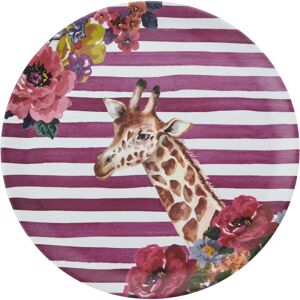 Mikasa Jungle Giraffe Melamine Plate - Animal Jungle Decor Mikasa Jungle Giraffe Melamine Plate - Animal Jungle Decor