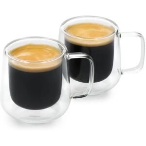 La Cafetière Siena Double-Walled Espresso Glasses - Espresso Glasses, Set of 2, 100ml, Clear La Cafetière Siena Double-Walled Espresso Glasses - Espresso Glasses, Set of 2, 100ml, Clear