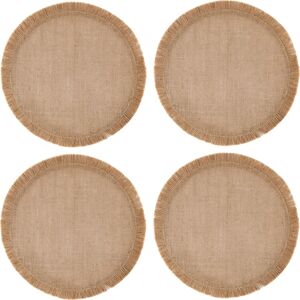 Mikasa Model Hessian Placemats - Round Set of 4 Mikasa Model Hessian Placemats - Round Set of 4