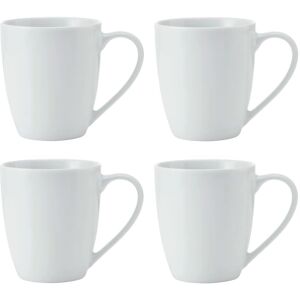 Mikasa Chalk Porcelain Mug Set of 4 - 380ml - White Mikasa Chalk Porcelain Mug Set of 4 - 380ml - White
