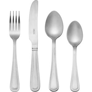 Mikasa Portobello Stainless Steel Cutlery Set - 16 Piece for 4 - Silver - Cutlery Set Mikasa Portobello Stainless Steel Cutlery Set - 16 Piece for 4 - Silver - Cutlery Set