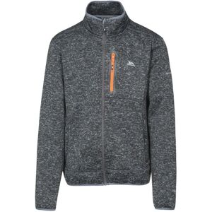 Jaqueta de fleece Bingham da Trespass - Preto mesclado - Grosseiro Jaqueta de fleece Bingham da Trespass - Preto mesclado - Grosseiro