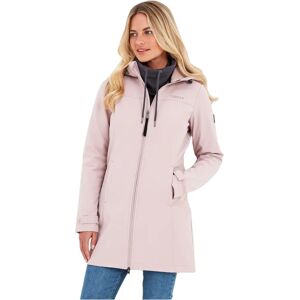 Tog24 Keld Womens Softshell Long Jacket - Pink - Water-resistant Tog24 Keld Womens Softshell Long Jacket - Pink - Water-resistant