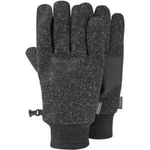 Tog24 Unisex Storm Powerstretch Gloves - Black Marl - Small/medium Tog24 Unisex Storm Powerstretch Gloves - Black Marl - Small/medium